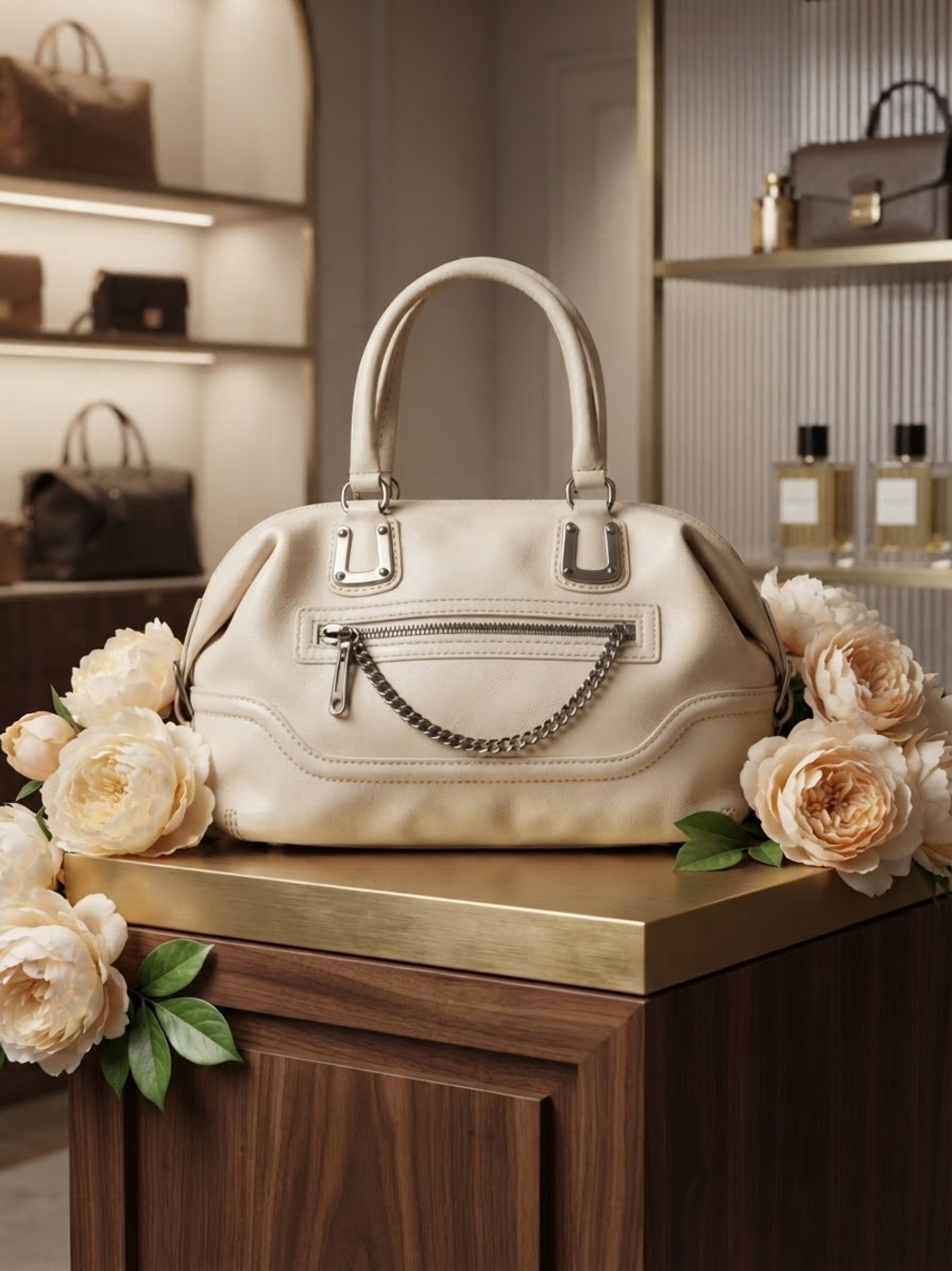 Michael Kors soft leather satchel